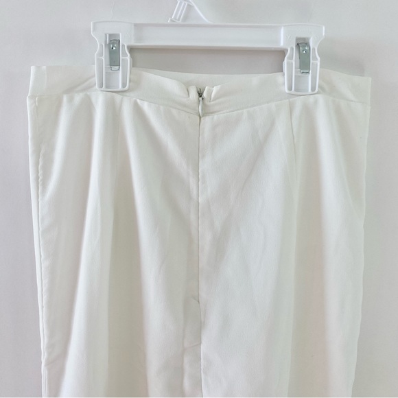 NWT Dress Me Zara White Lace Crop Top & Split Hem Maxi Skirt Two Piece Set Small - Picture 13 of 15